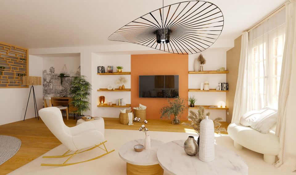 home staging virtuel salon