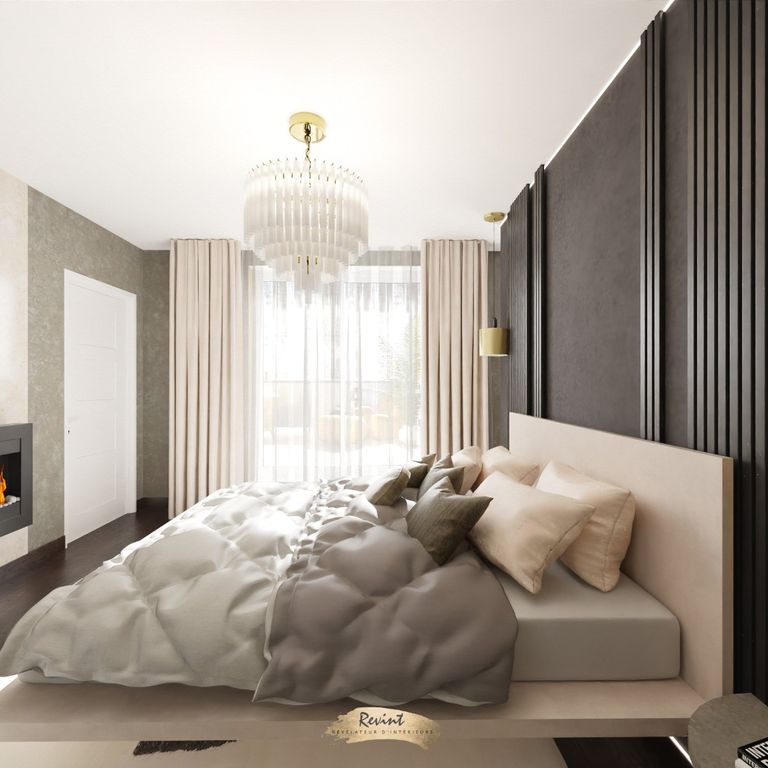 home staging virtuel cuisine étroite